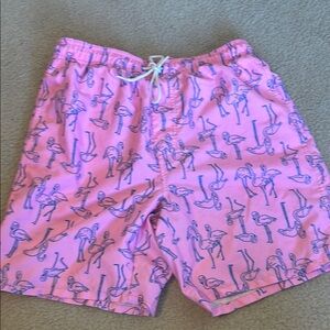 Pink Flamingo Swim Shorts